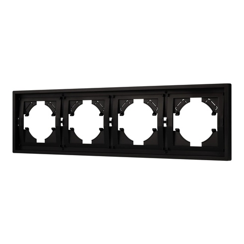 Рамка пластиковая FRM-TENDO-PL-4-BK (Arlight, -)