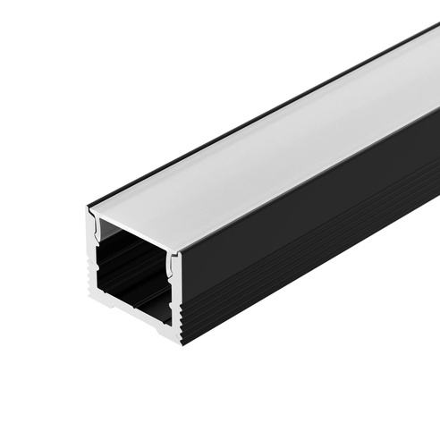 Профиль SL-SLIM-H13M-2000 BLACK (BY) (Arlight, Алюминий)