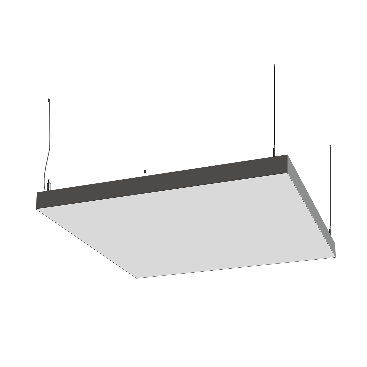 Cветодиодный фигурный светильник MS-BOX Квадрат 600mm  70W 3000/4000/6000K