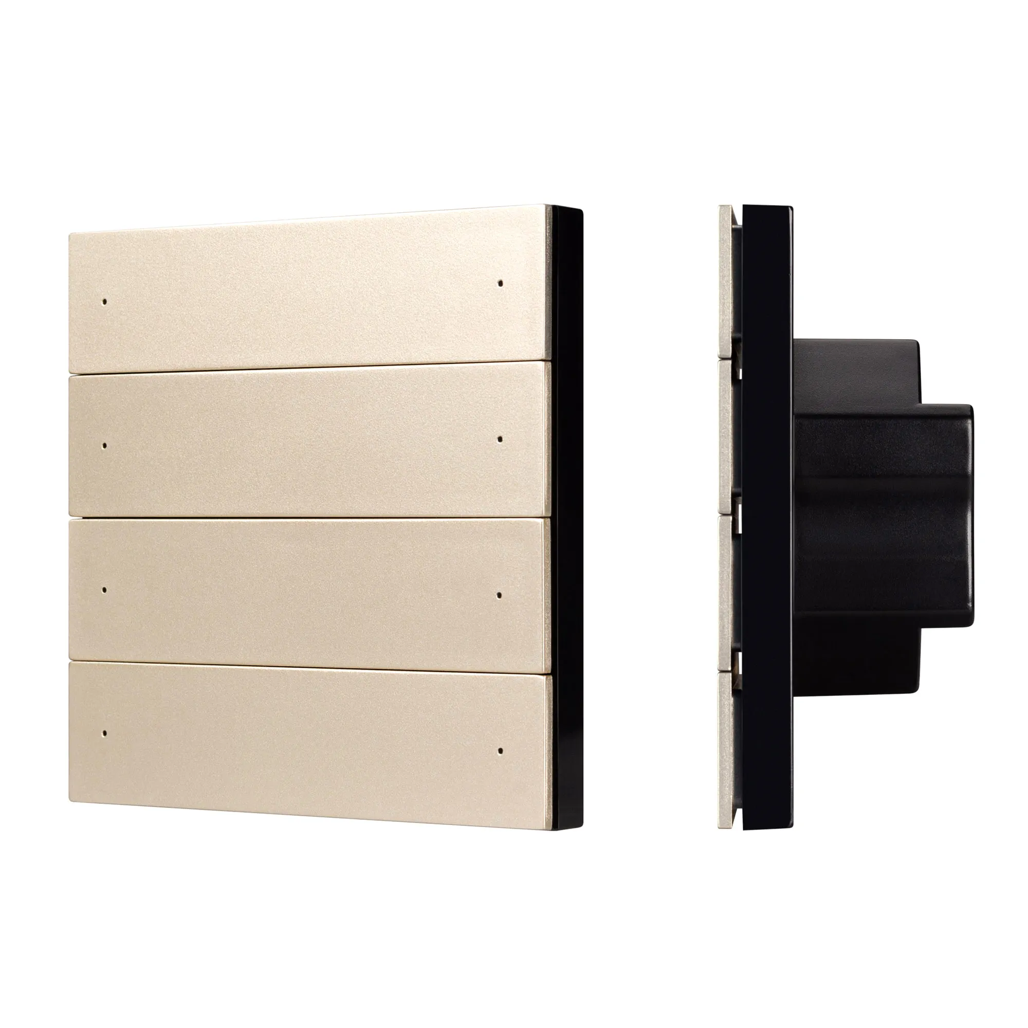 INTELLIGENT ARLIGHT Кнопочная панель SMART-DMX512-801-22-8G-8SC-DIM-IN Gold (230V, 2.4G) (IARL, IP20 Пластик, 5 лет) - изображение товара