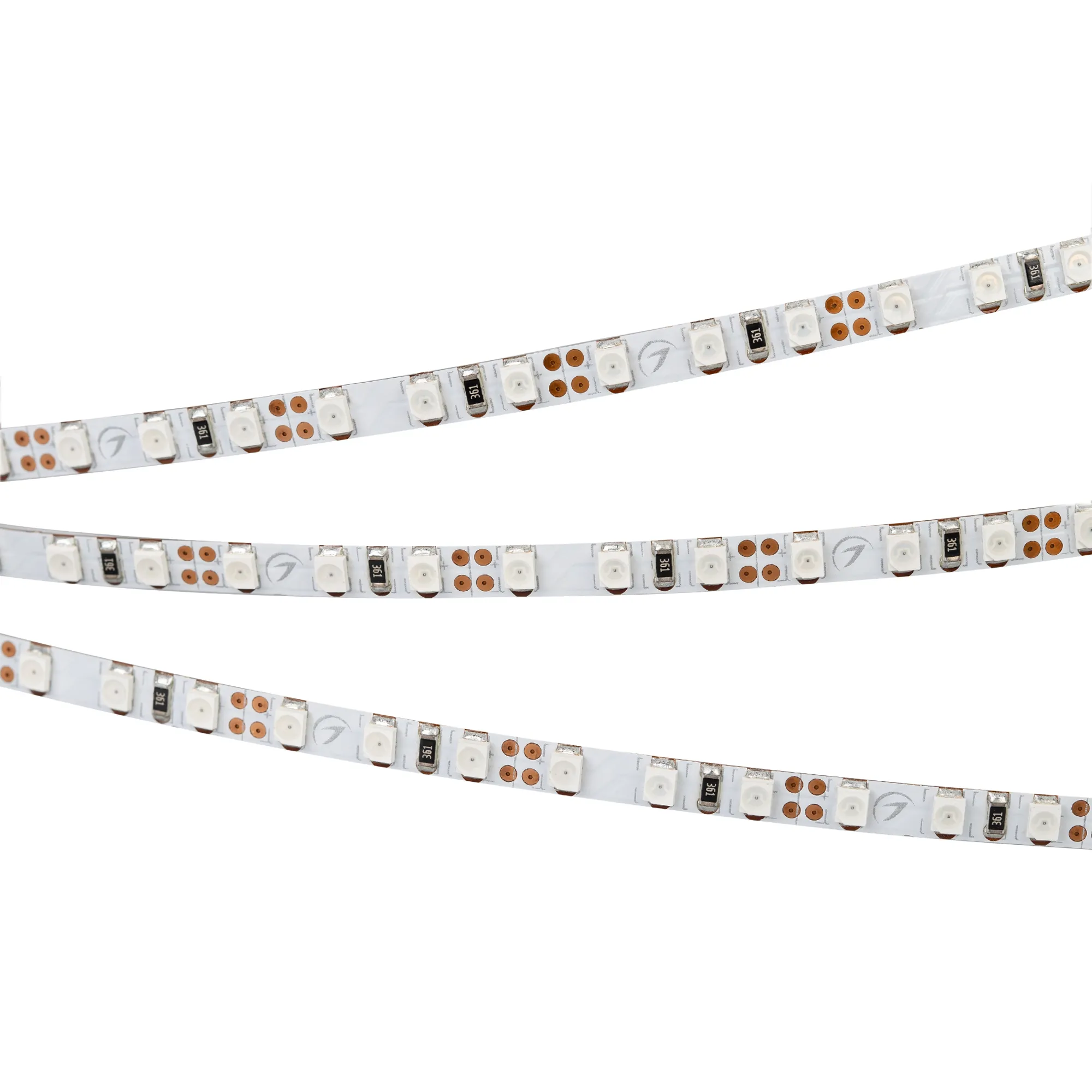 Лента светодиодная RT 2-5000 12V Yellow 5mm 2x (3528, 600 LED, LUX) (Arlight, 9.6 Вт/м, IP20) - изображение товара