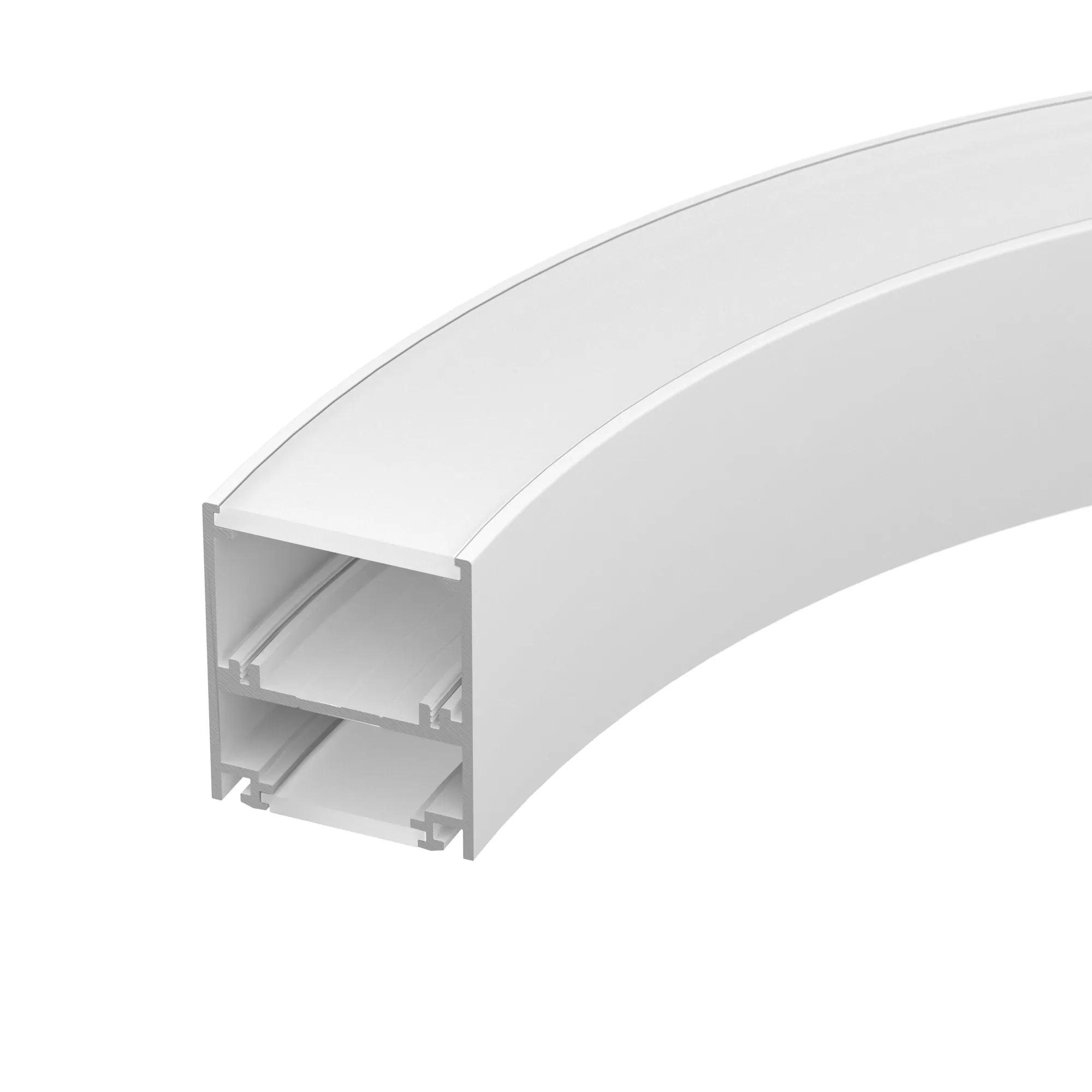 Профиль SL-ARC-5060-D1000-A90 WHITE (дуга 1 из 4) (Arlight, Алюминий) - изображение товара