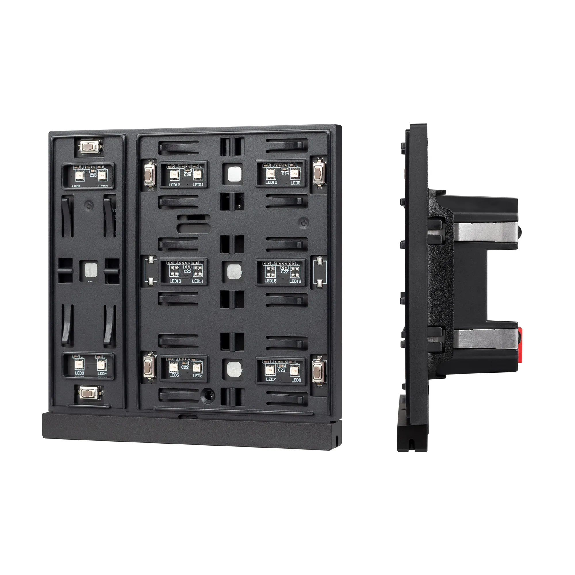 INTELLIGENT ARLIGHT Механизм панели KNX-303-22-IN Black (Bus) (IARL, IP20 Пластик, 2 года) - изображение товара