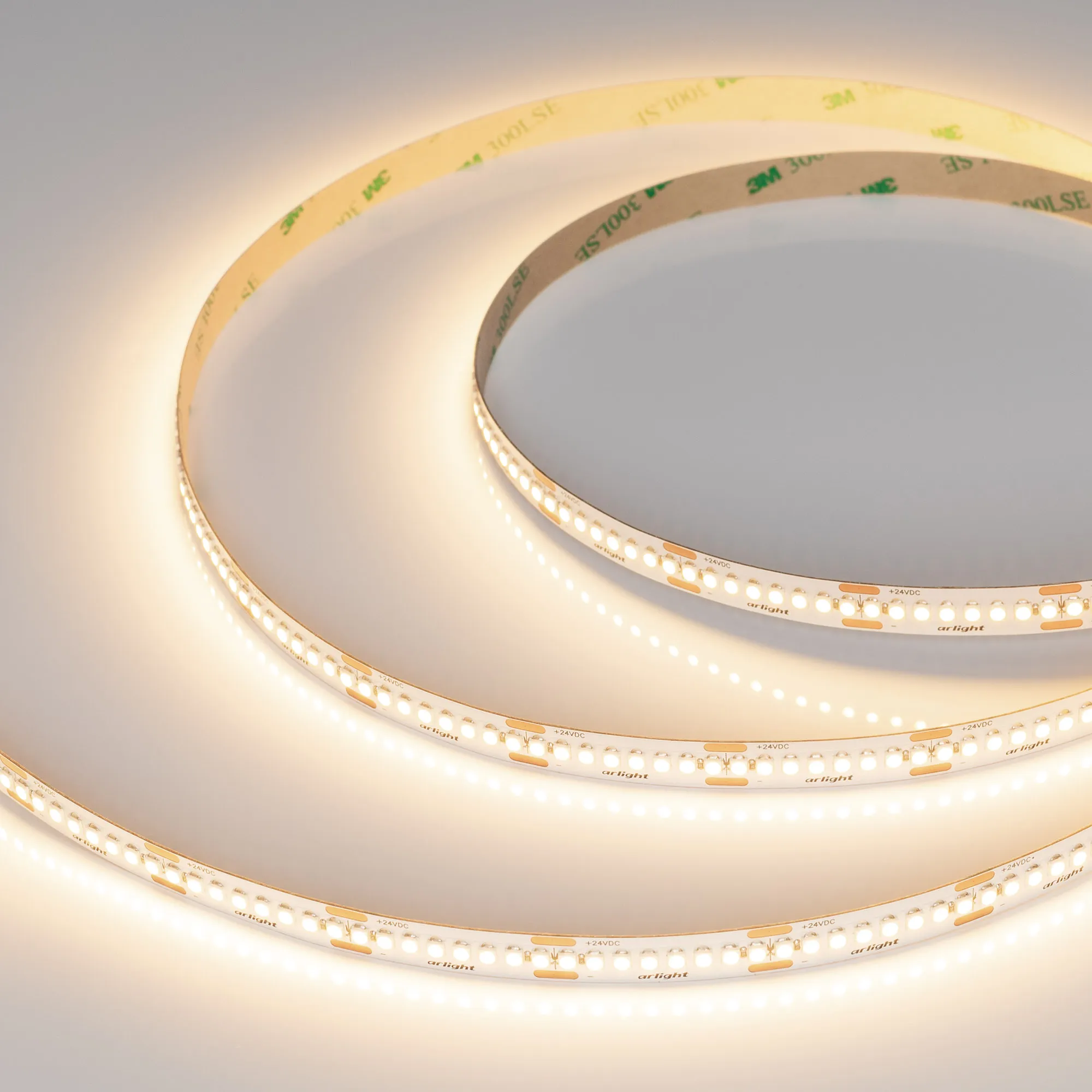 Лента UL-A240-10mm 24V Warm3000 (19 W/m, IP20, 5m) (Arlight, 7 лет) - изображение товара