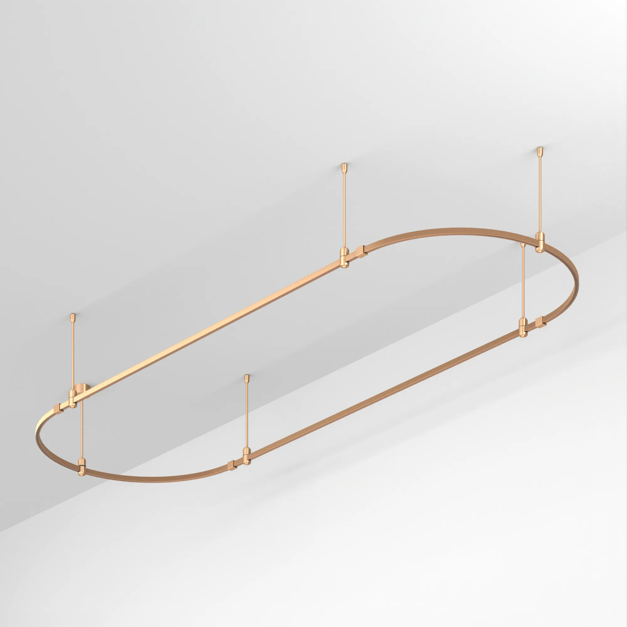 Трек ART-APRIORI-OVAL-ROD-400-3000x1000 (GD) (Arlight, IP20 Металл, 3 года) - изображение товара