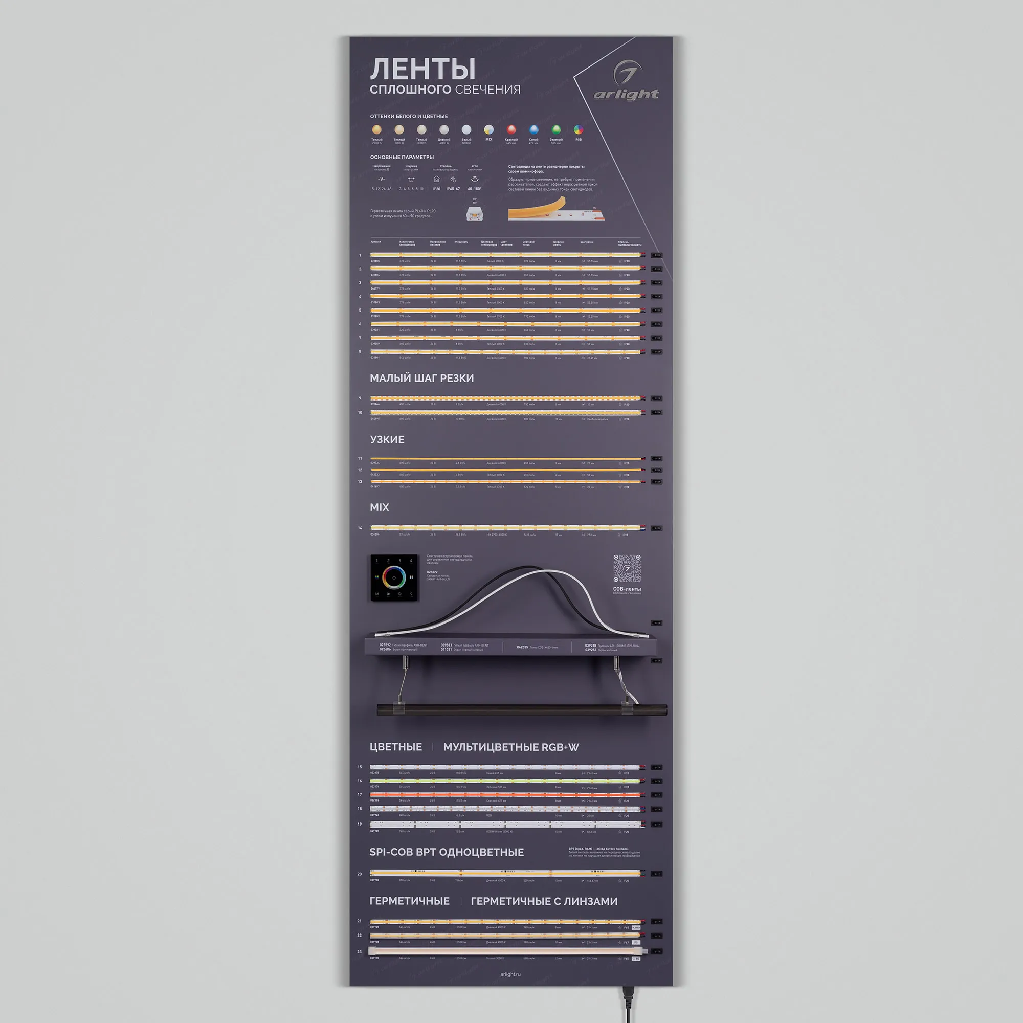 Стенд Ленты ARL-COB-01-1760х600mm (230V) (Arlight, -) - изображение товара