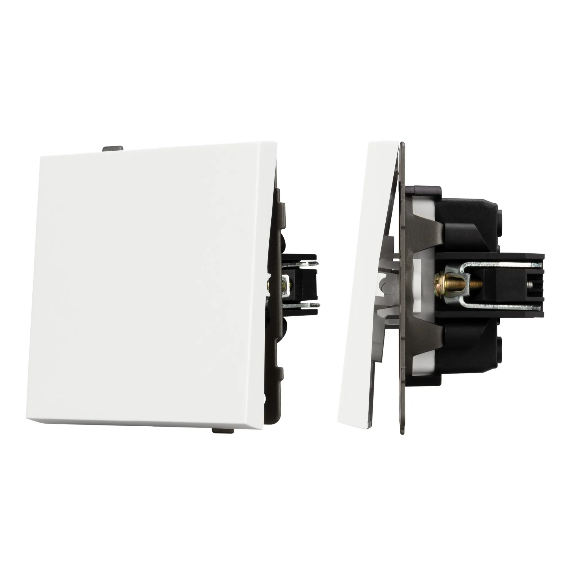 Механизм выключателя одноклавишный перекрёстный SWT-TENDO-MKX1-PL-WH (230V, 10A) (Arlight, -) - изображение товара