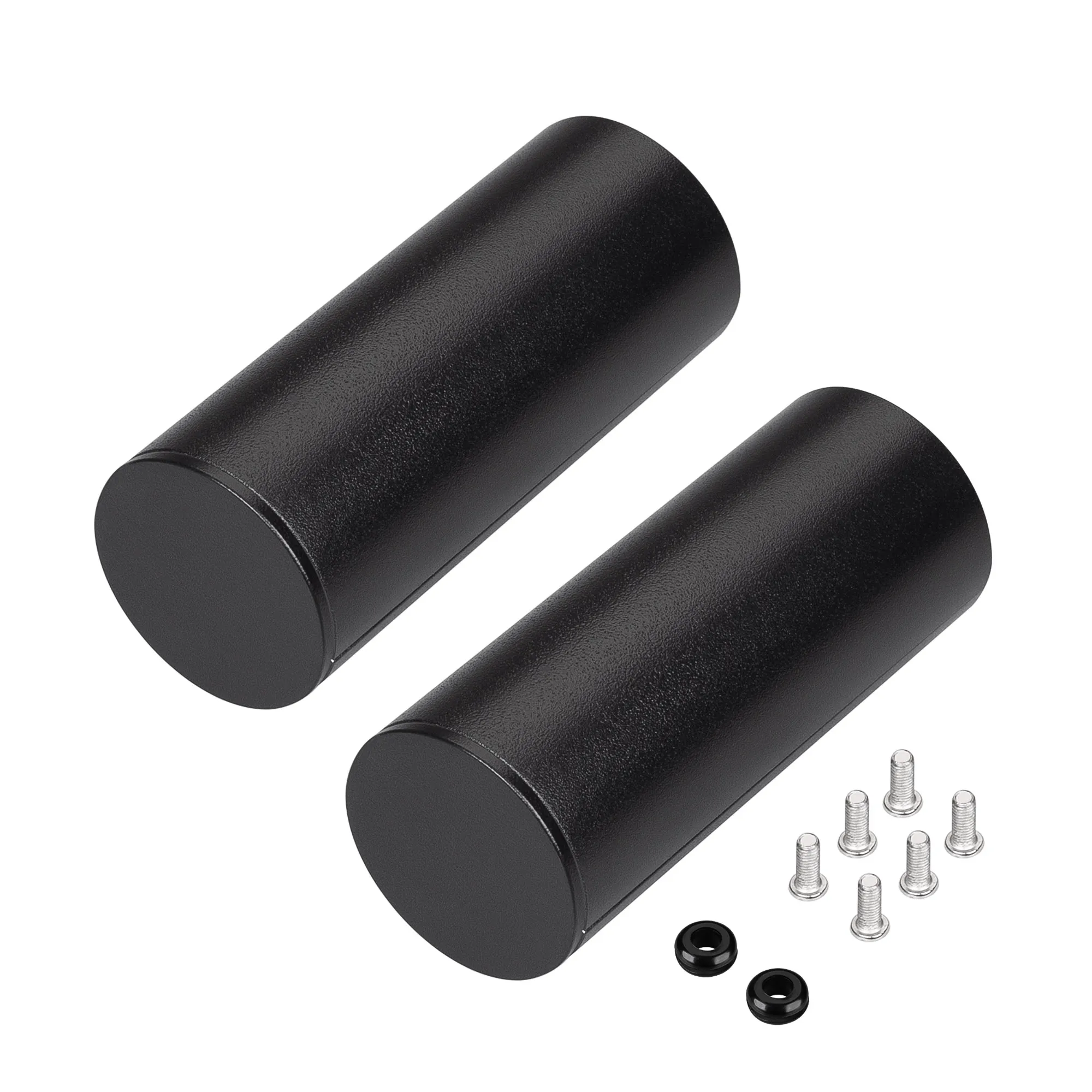 Заглушка ROUND-D36-360 BLACK с отверстием (Arlight, Металл) - изображение товара