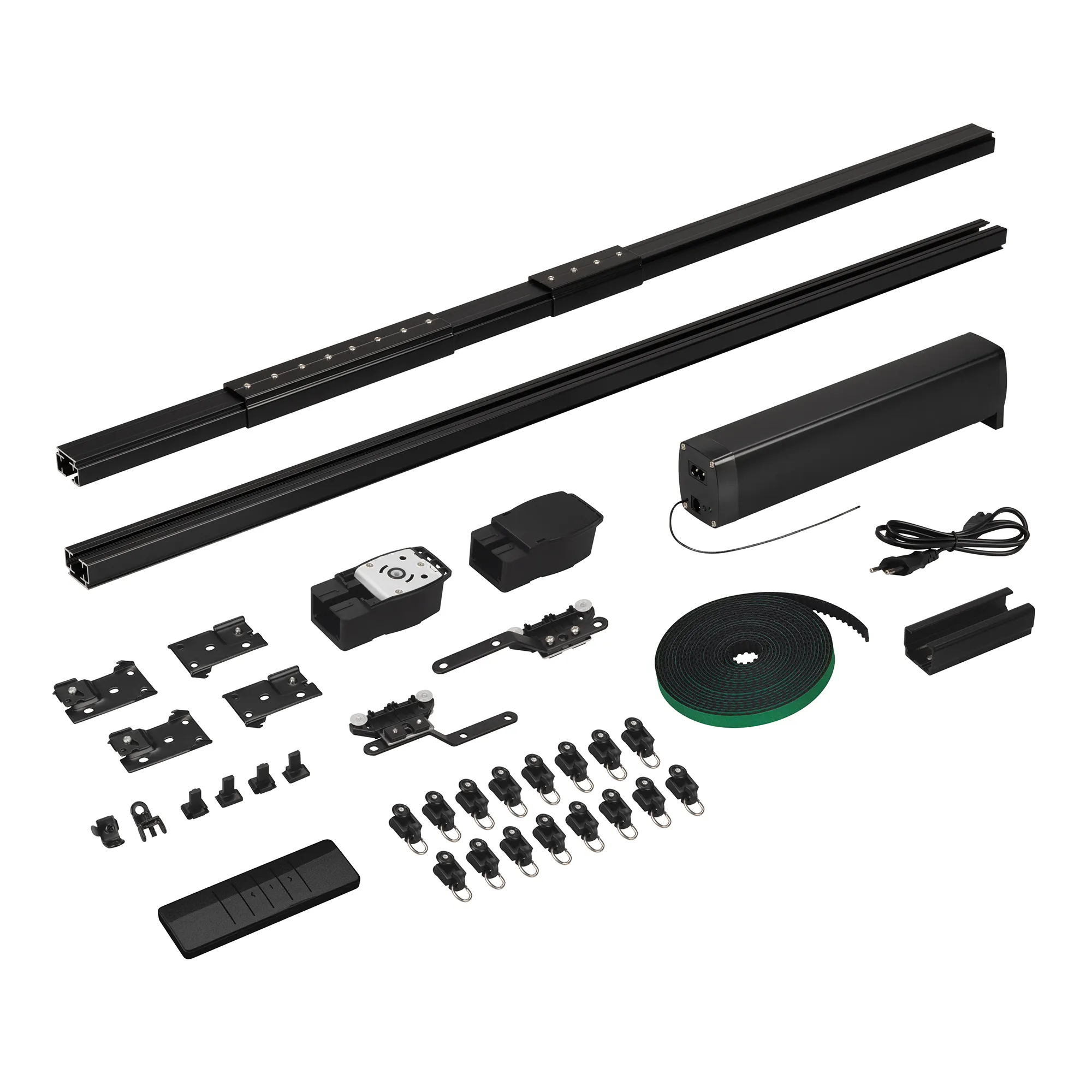 Карниз для штор с электроприводом CNK-M1-TY-RF-2M-BK (Arlight, IP20 Металл, 5 лет) - изображение товара