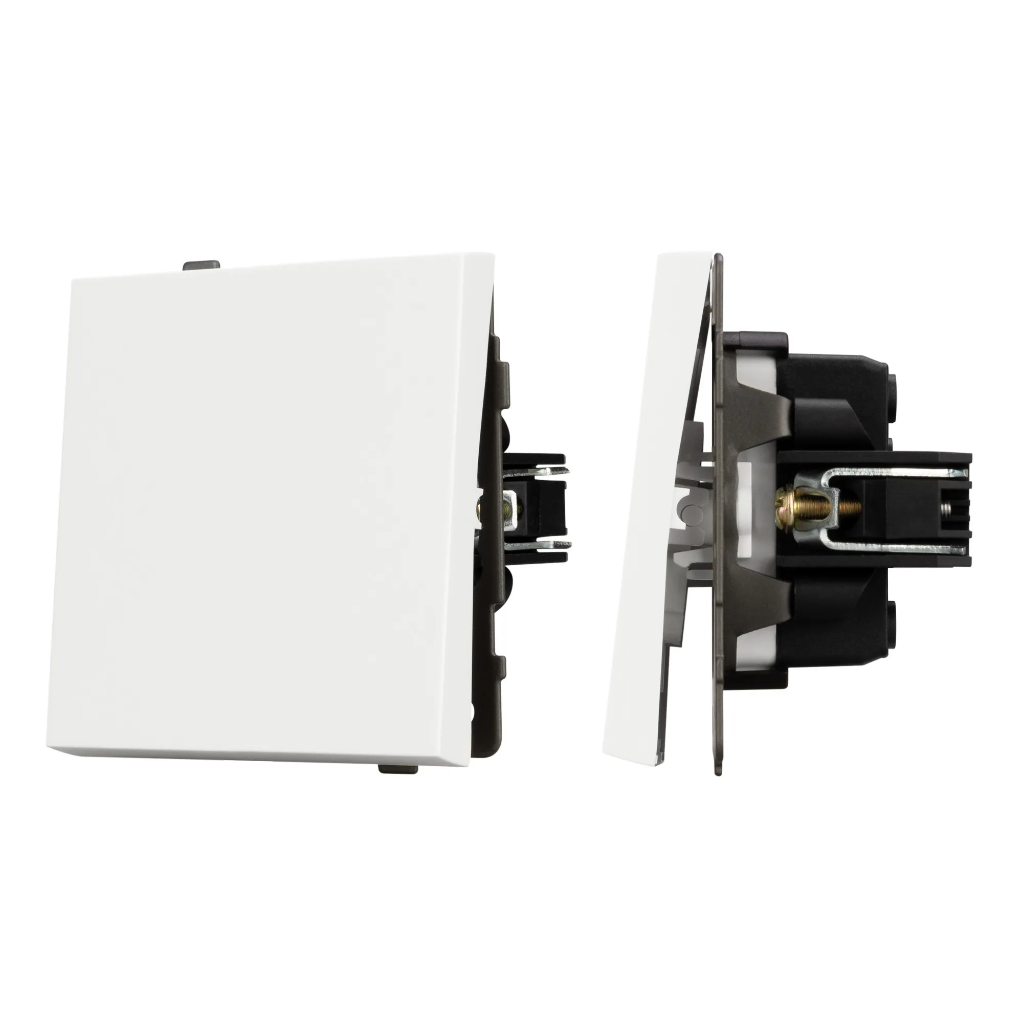 Механизм выключателя одноклавишный проходной SWT-TENDO-MKP1-SFPL-WH (230V, 10A) (Arlight, -) - изображение товара