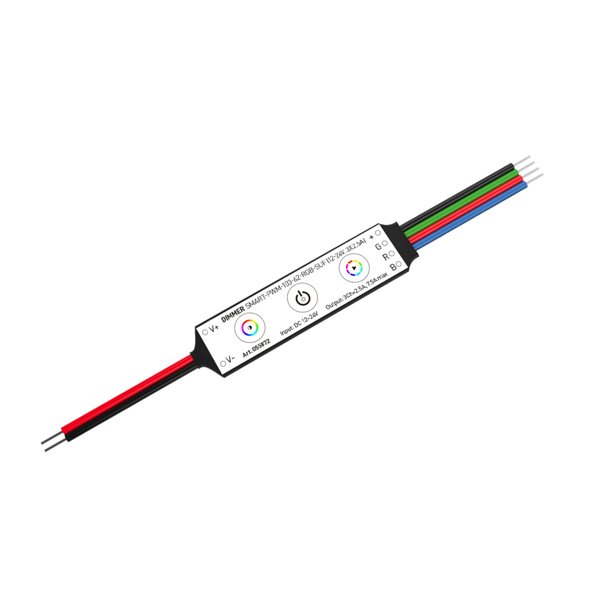 INTELLIGENT ARLIGHT Диммер SMART-PWM-103-62-RGB-SUF (12-24V, 3x2.5A) (IARL, IP20 Пластик, 5 лет)